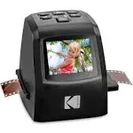 KODAK Mini Digital Film & Slide Scanner – Converts 35mm, 126, 110, Super 8 & 8mm Film Negatives & Slides to 22 Megapixel JPEG Images – includes - 2.4 LCD Screen – Easy Load Film Adapters