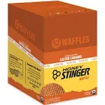 Honey Stinger Gluten Free Organic Waffle - Salted Caramel, Box of 12