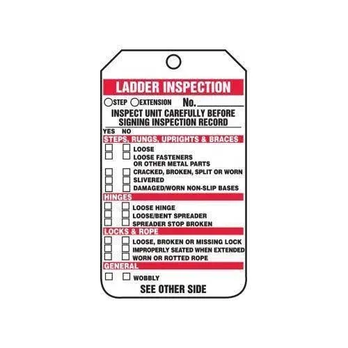 Accuform Inspection Tag TRS340PTP