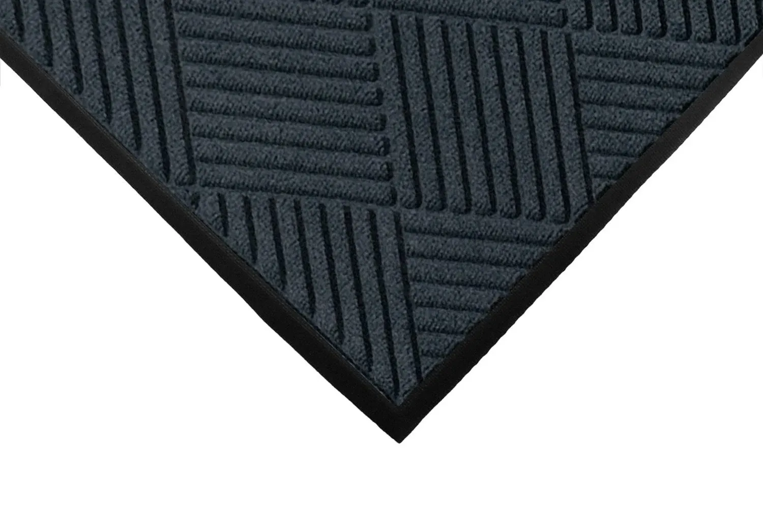 WaterHog Diamond (4&#039; x 6&#039;, Charcoal) Commercial-Gra<wbr/>de Entrance Mat with Border