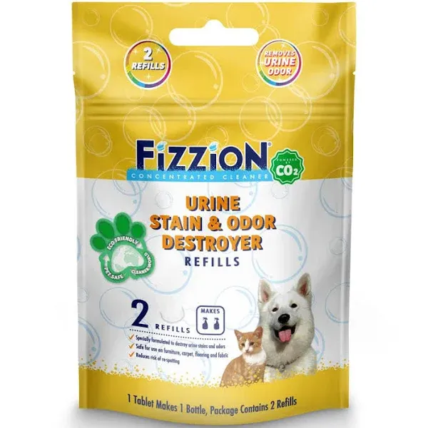 Fizzion Urine Pet Stain and Odor Destroyer - Removes Pet Urine Stains and Odors ...