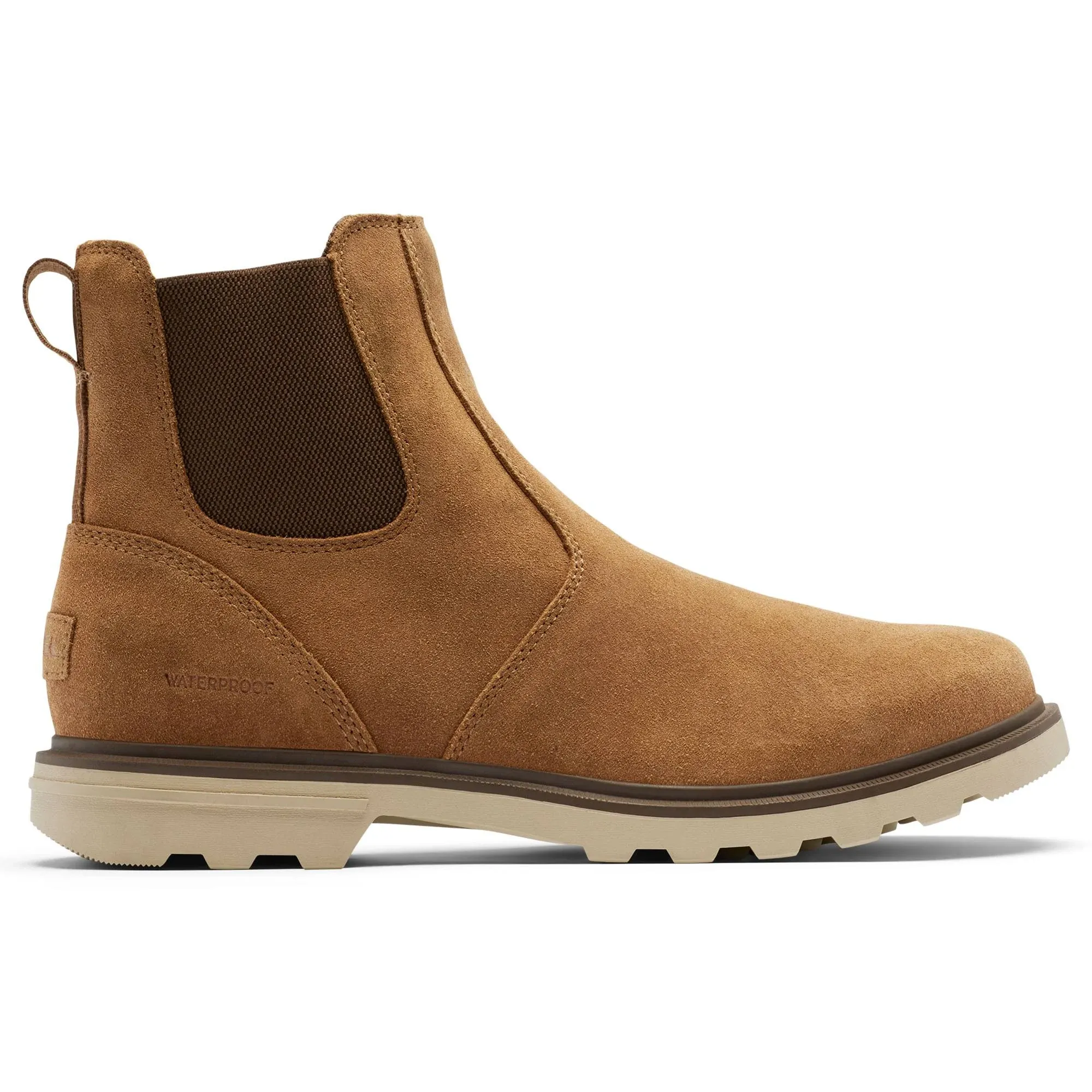 Sorel Men's Carson Chelsea Boot, 11.5 / Camel Brown/Oatmeal