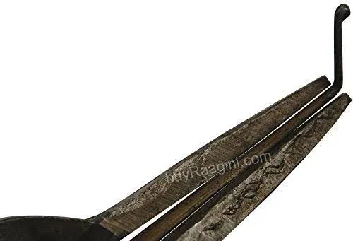 MAHARAJA Rajasthani Morchang, Professional Quality, Wrought Iron, Mouth Harp, also known as, Jaw Harp, Jew's harp, Ozark Harp, Juice Harp, Mukharshanku, Mourching, Morching (PDI-EEE)