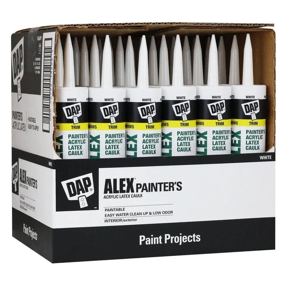 Dap Alex Painter's 10.1 oz. White All-Purpose Acrylic Latex Caulk (30-Pack)