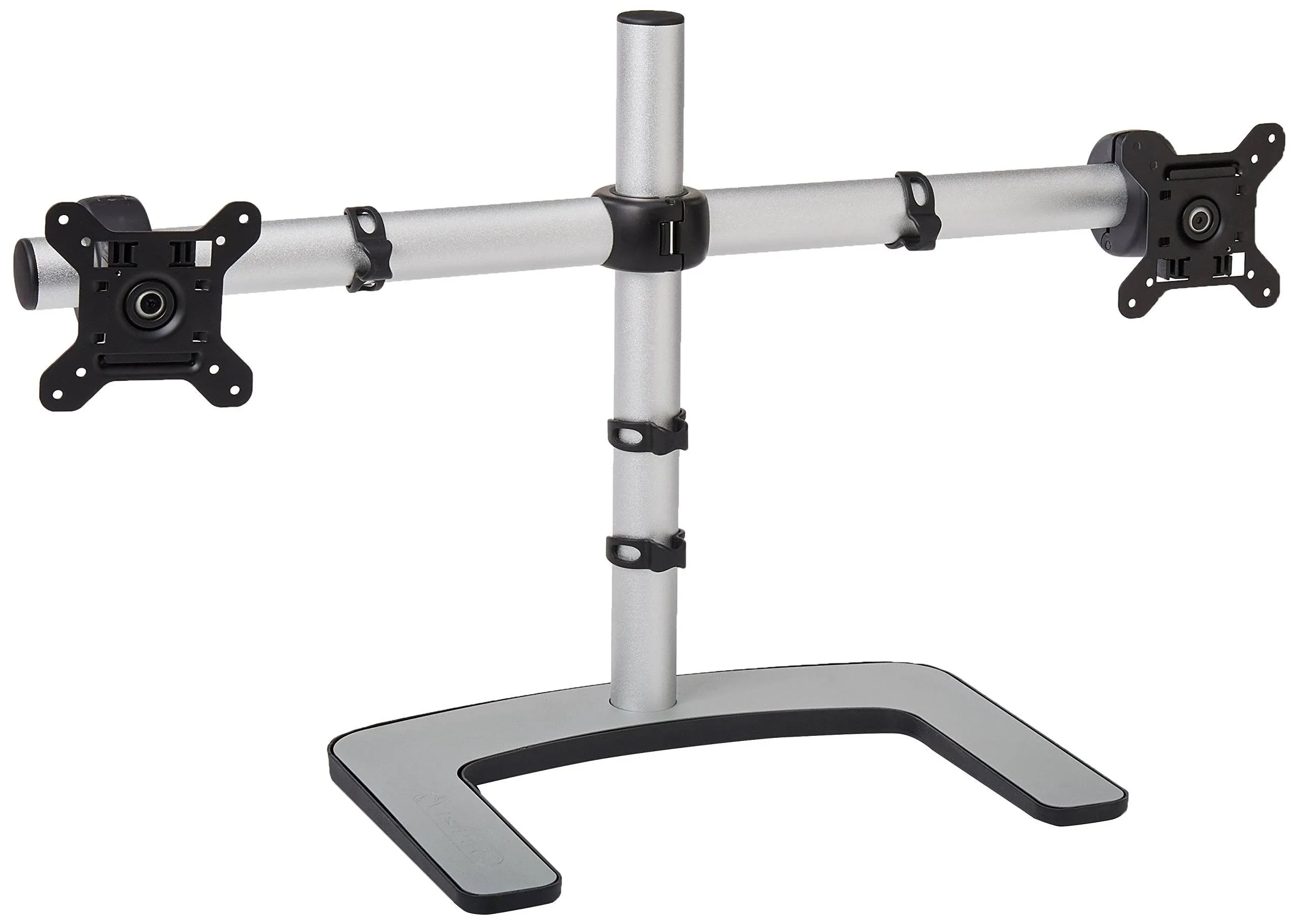 Visidec VFS-DH Dual Freestanding Horizontal Desk Monitor Mount