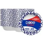 Dixie Ultra Paper Bowls, 20 Oz, 156 Count, 6 Packs of 26 Bowls, Dinner or Lunch