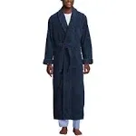 Lands' End Men's Full Length Turkish Terry Robe