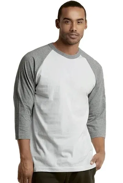 Top Pro Men's 3/4 Sleeve Casual Raglan Jersey Baseball Tee Shirt