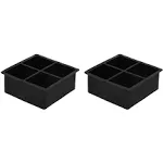 AmazonCommercial Silicone Ice Cube Trays Set of 2