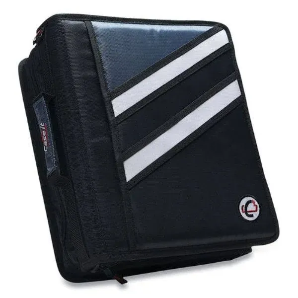 WorkstationPro 2-in-1 Zipper Binder, Black