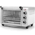 Crisp 'N Bake 1500 W 6-Slice Stainless Steel Toaster Oven