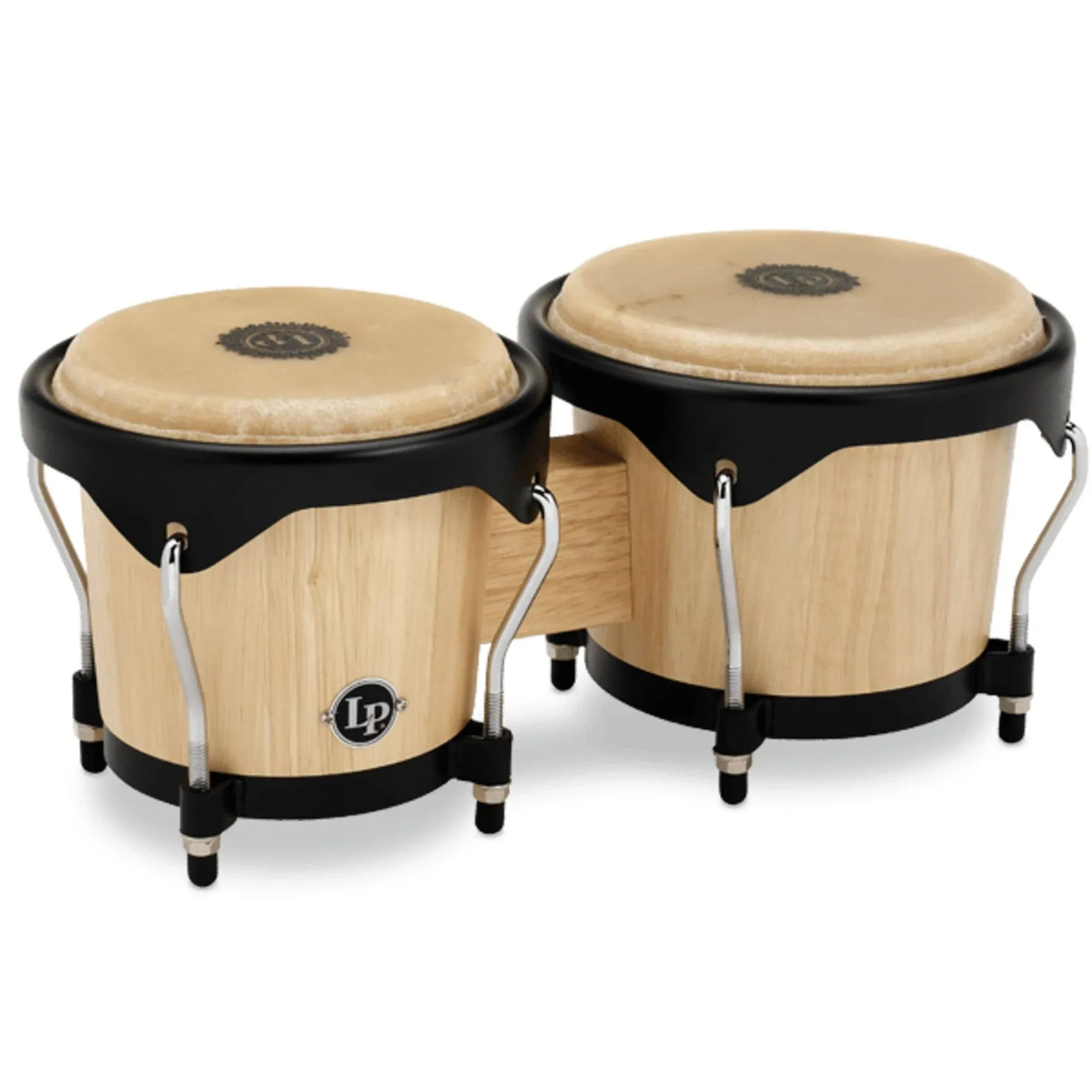 Latin Percussion City Series Wood Bongo - Natural