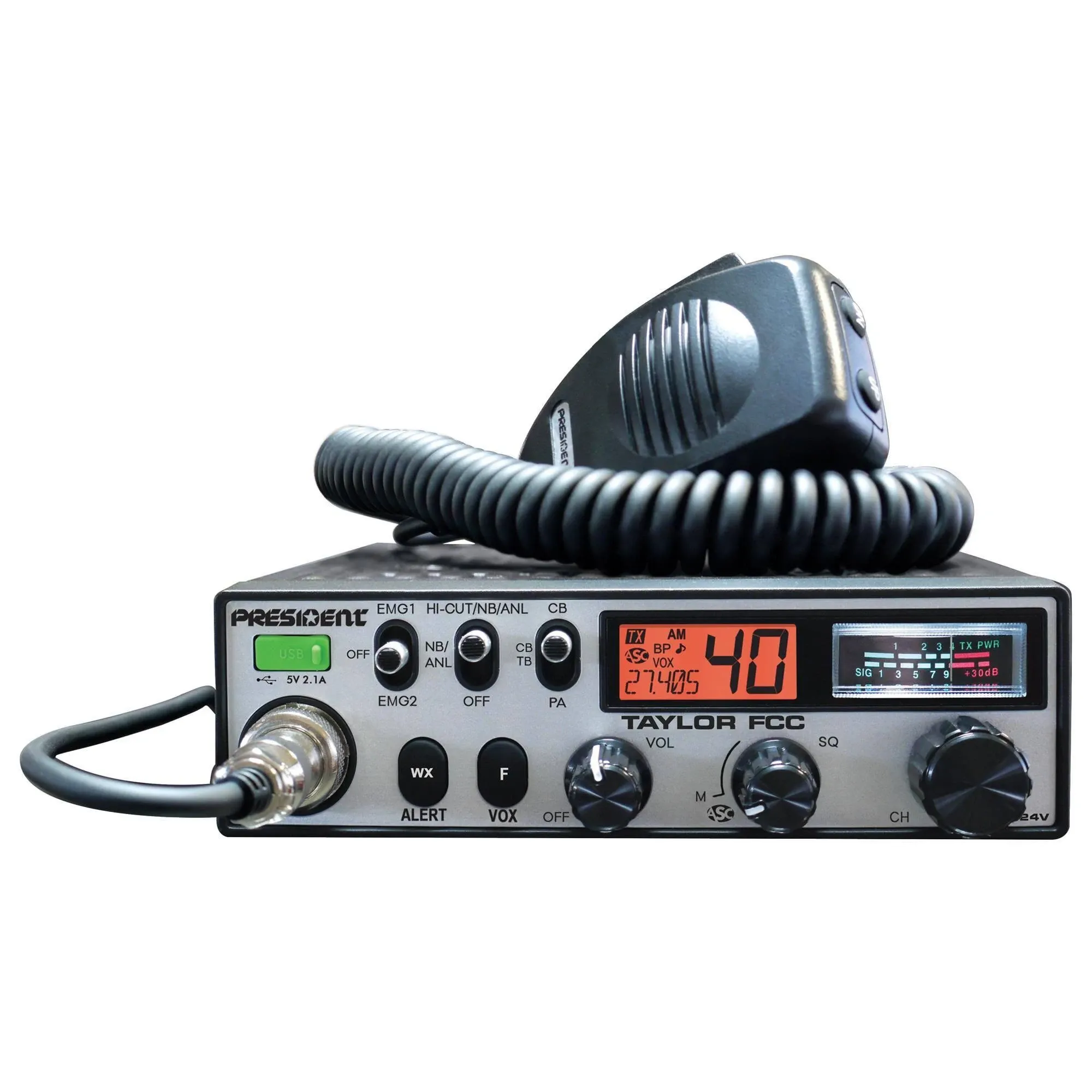 President Taylor FCC CB Radio