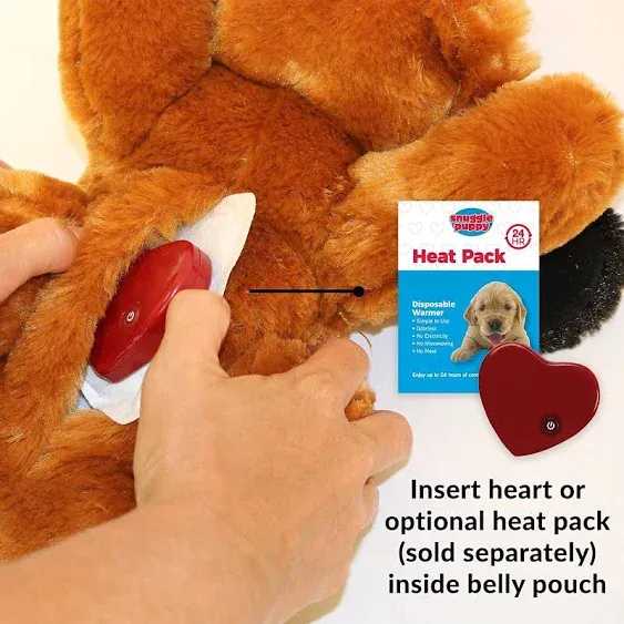 SmartPetLove Original Junior - Heartbeat Behavioral Aid Puppy Toy - Puppy Heartbeat Toy Sleep Aid (Biscuit)