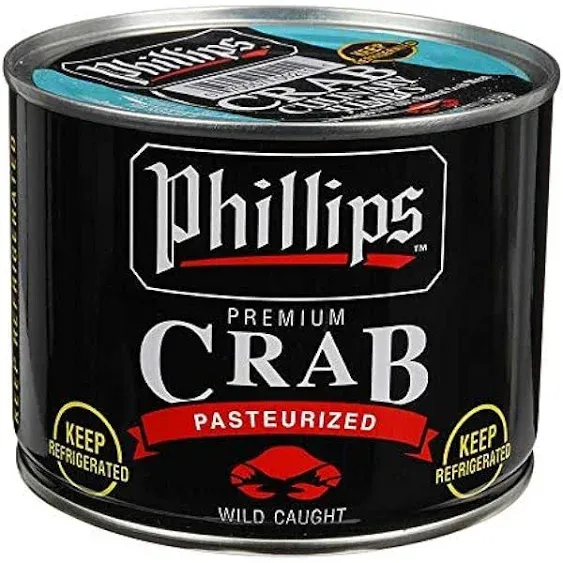 Phillips Seafood Culinary Jumbo Crab Meat Can, 1 pound -- 6 per case