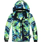 PHIBEE Big Boy's Waterproof Breathable Snowboard Ski Jacket