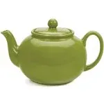 Rsvp Stoneware Teapot Green