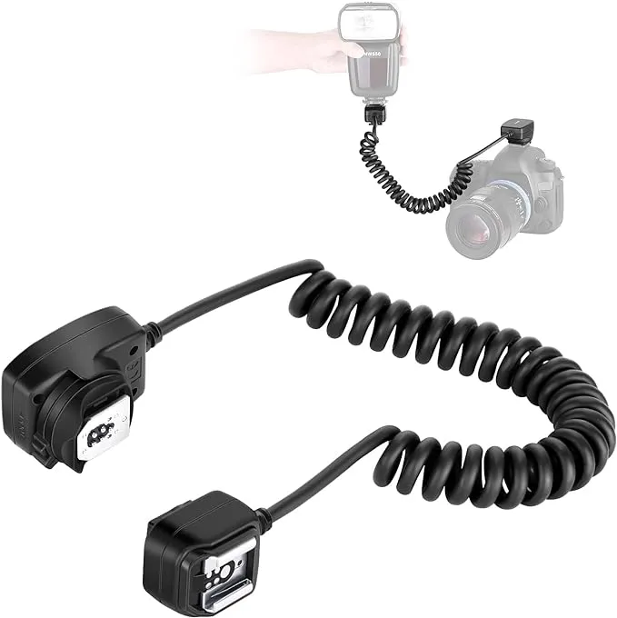 Neewer E-TTL E-TTL II 1.3 m Off Camera Flash Speedlite Cord for Canon