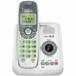 VTech CS6124 Cordless Phone with 1 Handset, White