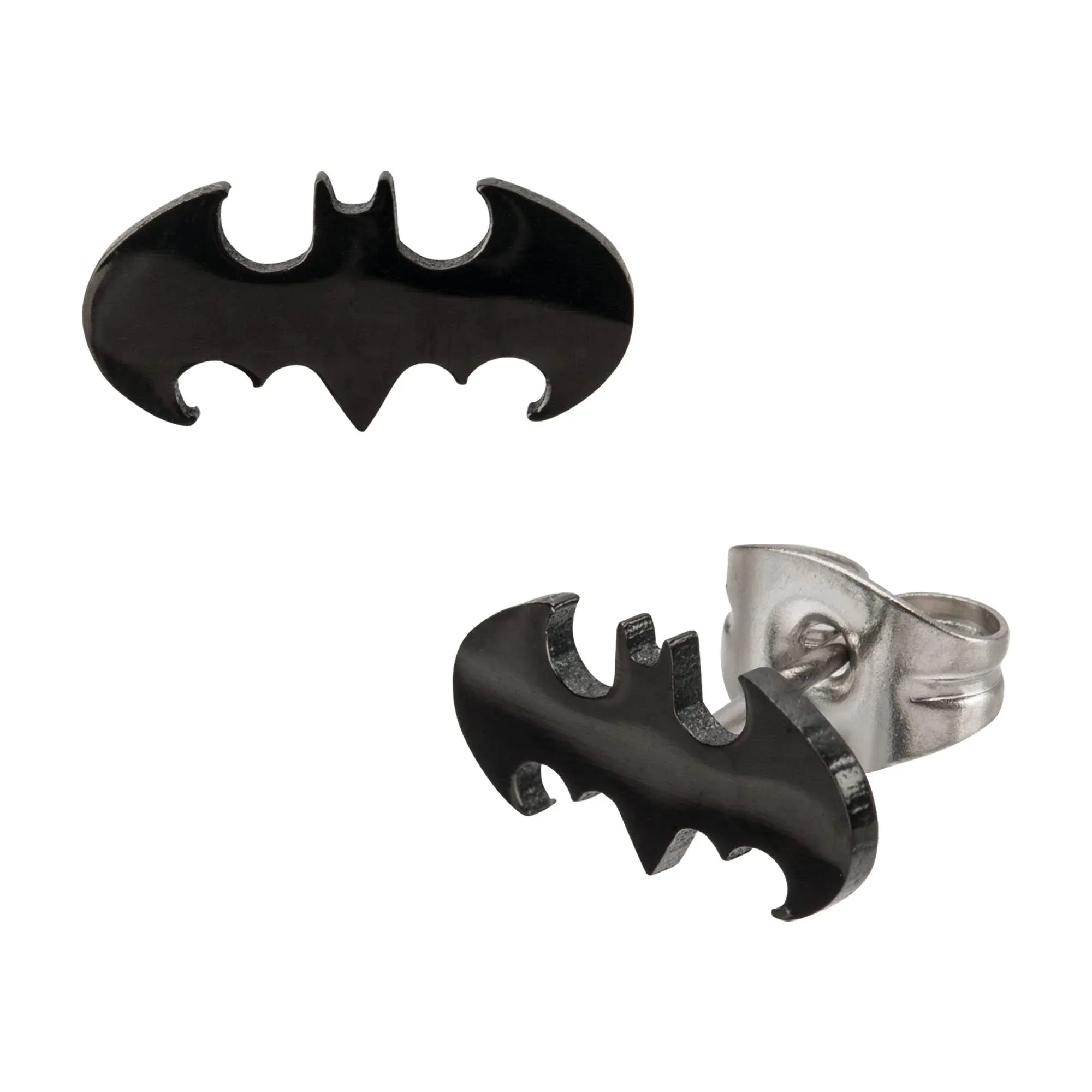 Batman Steel Stud Earrings