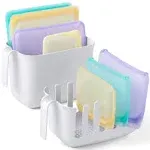 YouCopia Dry+Store Bag Drying Rack and Bin Set