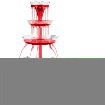 Nostalgia 3-Tier Lighted Party Fountain