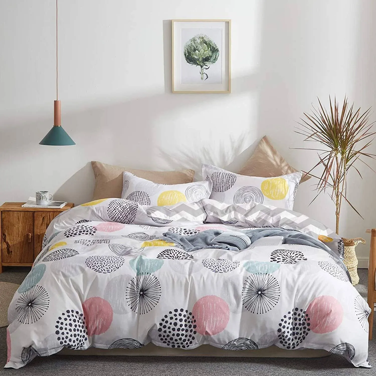 Great Choice Products Colorful Dots Comforter Set