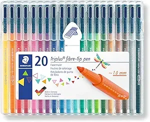 Staedtler TriPlus Color 323 Fibre Tip Pens - Set of 20