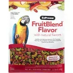 ZuPreem FruitBlend Flavor Pellets Bird Food for Large Birds, 3.5 lb - Daily Blend Made in USA for Amazons, Macaws, Cockatoos