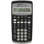 Texas Instruments TI BA-II Plus Financial Calculator - 10 Digits - Black