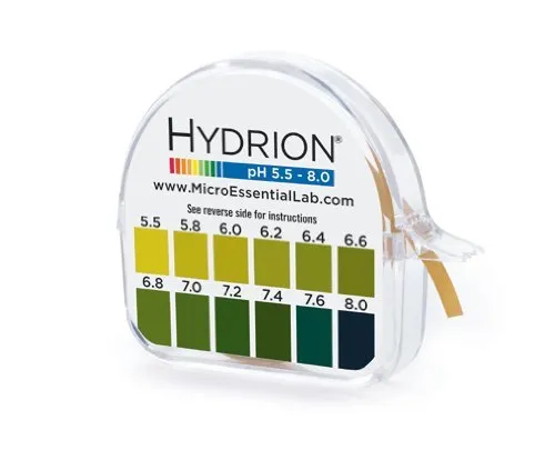 Micro Essential Labs Phydrion Urine and Saliva Ph Test Paper , 15 Ft Roll With