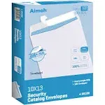 100 6 x 9 Self-Seal Security White Catalog Envelopes - 28lb, 100 Count, Security Tinted, Ultra Strong Quick-Seal, 6x9 inch (38600)