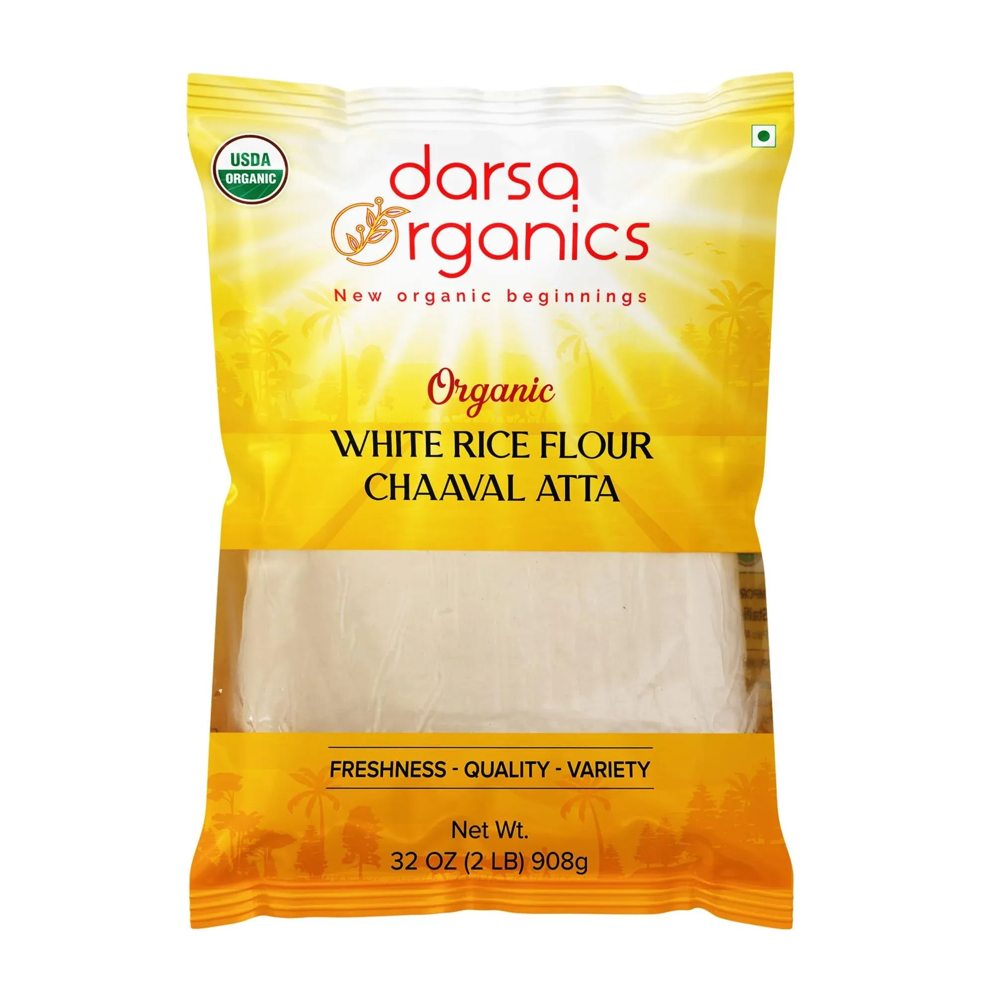 Darsa Organics White Rice Flour 2 lb 8906106974622 | eBay