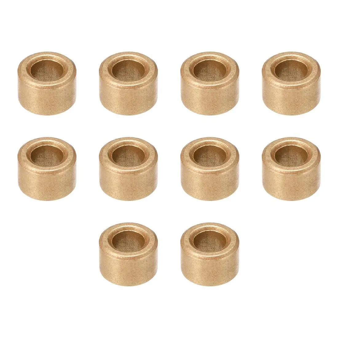 Uxcell Bearing Sleeve Self-Lubricating Sintered Bronze Bushing