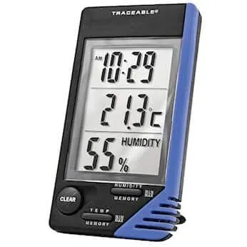 Digi-Sense 90080-06 Traceable Thermometer with Clock and Humidity