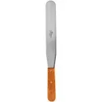 Ateco Straight Spatula with 8-Inch Stainless Steel Blade, Wood Handle