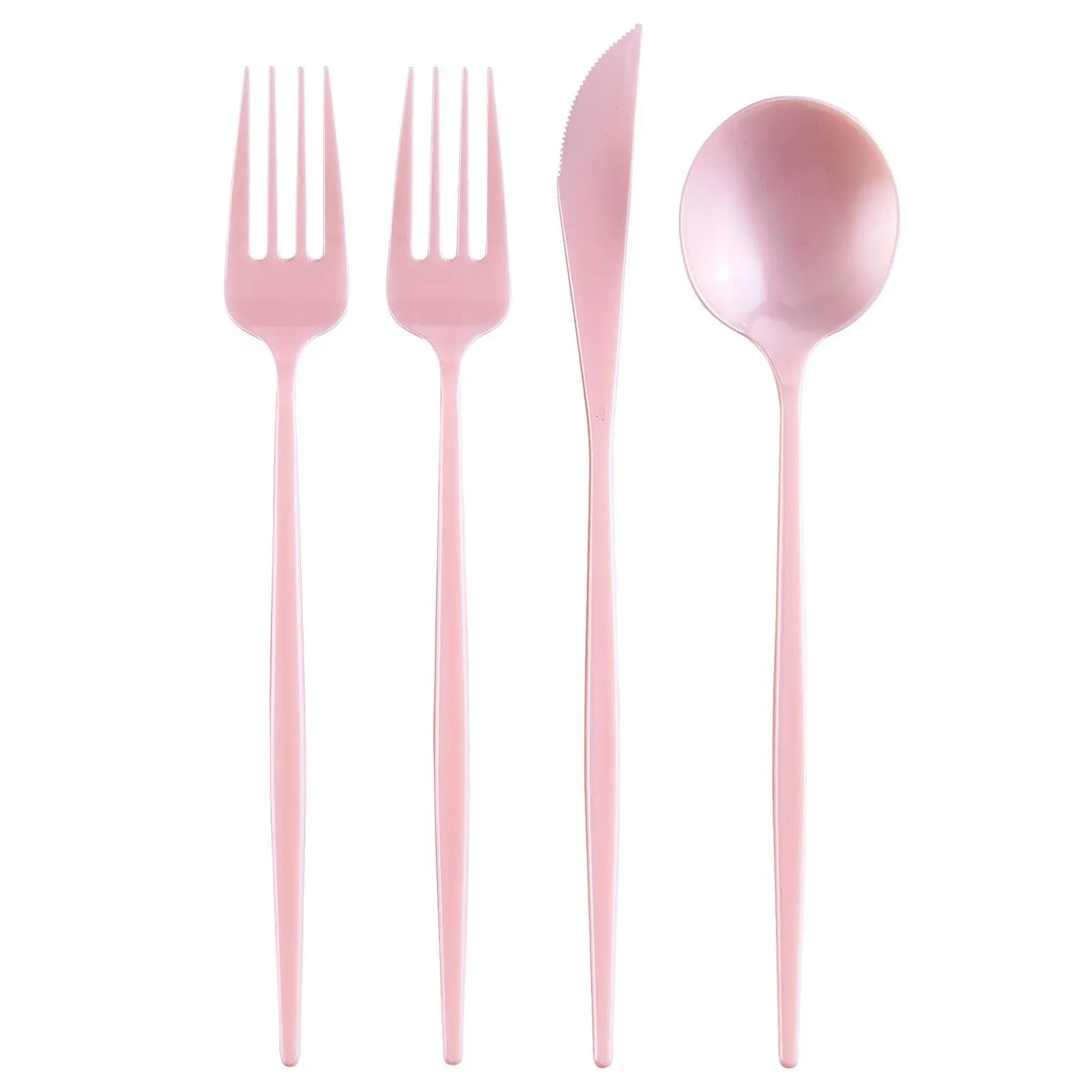 Opulence 96 Pc Disposable Flatware Set