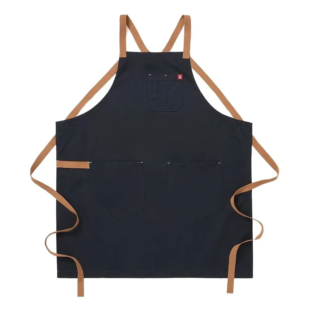 Hedley & Bennett Crossback Apron - Midnight Cider