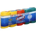 Clorox Disinfecting Wipes, 5 Pack - 390 wipes [6 lb 6.5 oz (291 kg)]