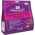 Stella & Chewy’s Freeze-Dried Raw Cat Dinner Morsels – Grain Free, Protein Rich Cat & Kitten Food – Yummy Lickin’ Salmon & Chicken Recipe – 3.5 oz Bag