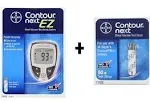 CONTOUR NEXT EZ BLOOD GLUCOSE MONITORING SYSTEM NO CODING NEW