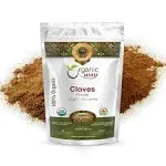 Organic Way Premium Cloves Powder Syzygium aromaticum - Aromatic Spice Organic & Kosher Certified Raw, Vegan, Non GMO & Gluten Free USDA Certi