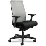 HON Ignition ilira-Stretch Mesh/Fabric 2.0 Mid-Back Task Chair, Fog/Black