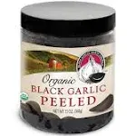 Organic Black Garlic Cloves 13oz - Peeled &amp; Kosher Certified Superfood