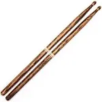 ProMark Drum Sticks - Classic Forward Drumsticks - FireGrain For Playing Harder, Longer - No Excess Vibration - Lacquer Finish, Oval Wood Tip, Hickory Wood - 1 Pair, 2B