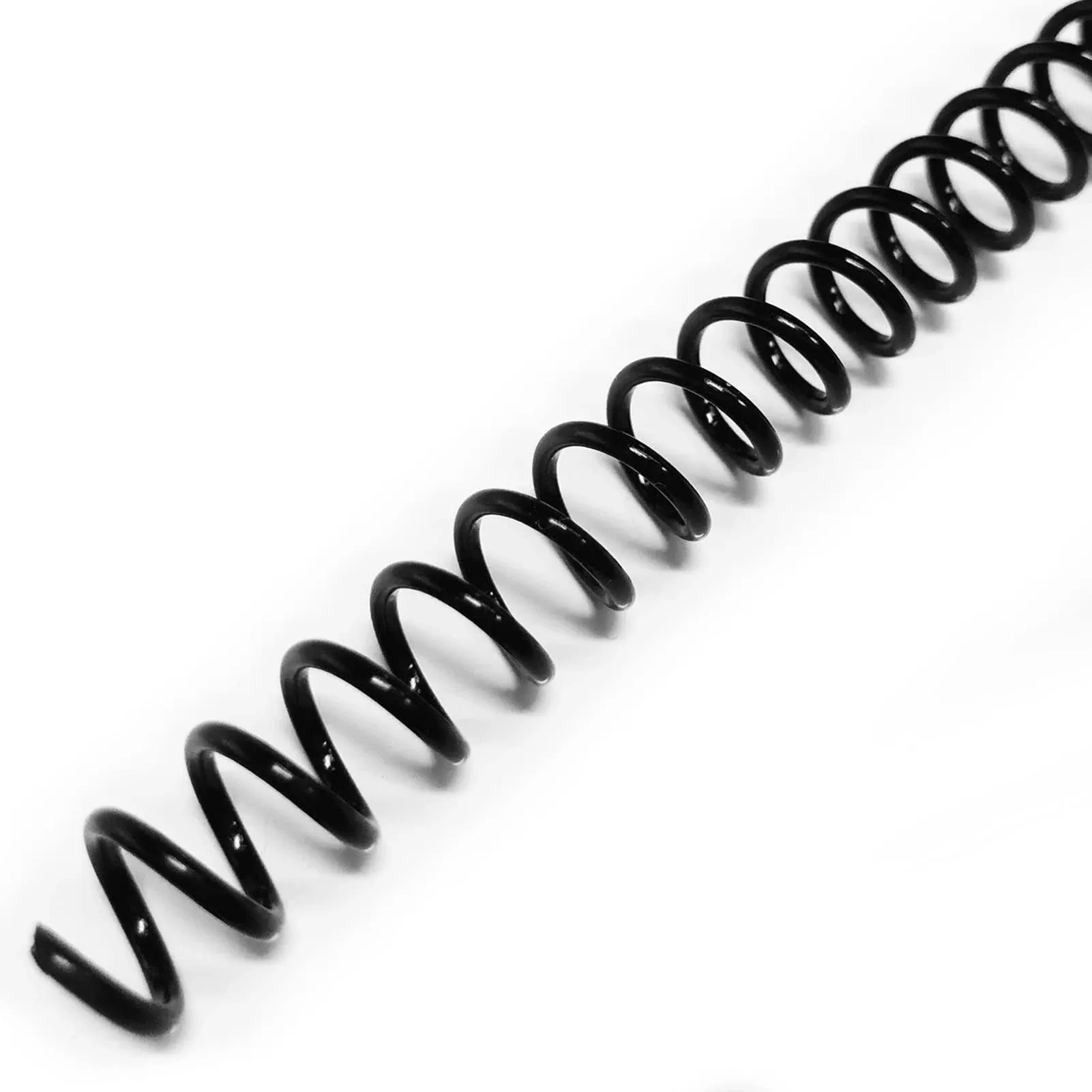 Binditek 100 Pack Plastic Spiral Binding Coils, 8Mm(5/16&#034;),40 Sheet Capacity,4:1