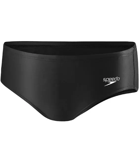 Speedo: Men's Solid Brief New Black / 34