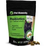 Pet Honesty Probiotics Gut & Immune Health Dual Textured Chews for Cats (3.7 oz)