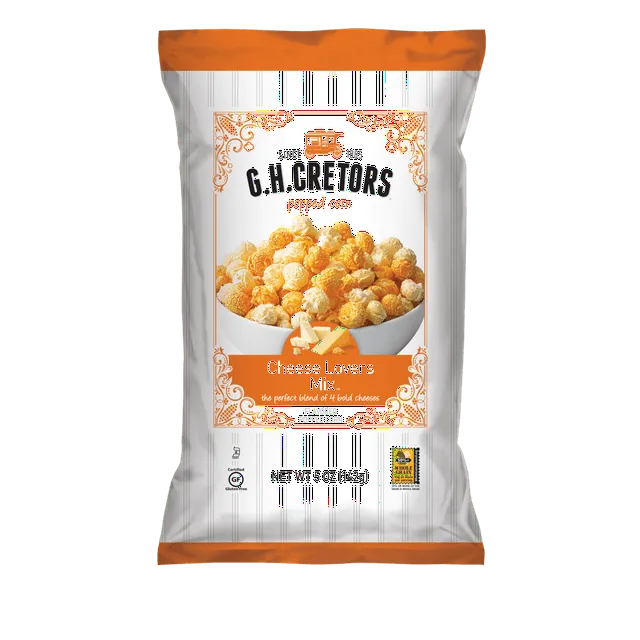 GH Cretors Popcorn Just Cheese, 6.5 oz (Pack of 12)