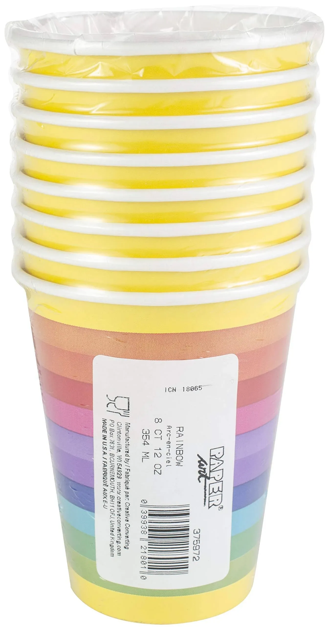 Creative Converting Rainbow Hot/Cold Cup